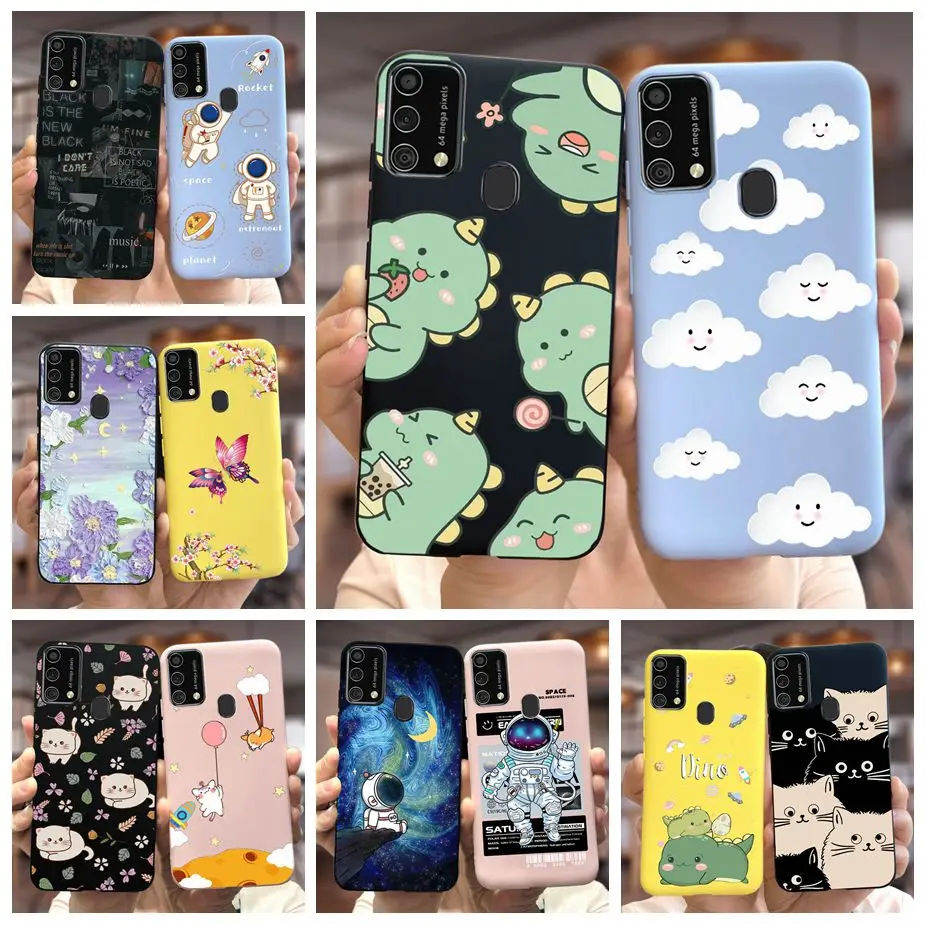 Cute Cartoon Painted Soft TPU Phone Case with Bumper Back Cover