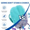 Soft Silicone Body Scrubber Shampoo Brush Handheld Shower Cleansing Brushes Exfoliating Bath Brush Head Massager Bathing Tools 2