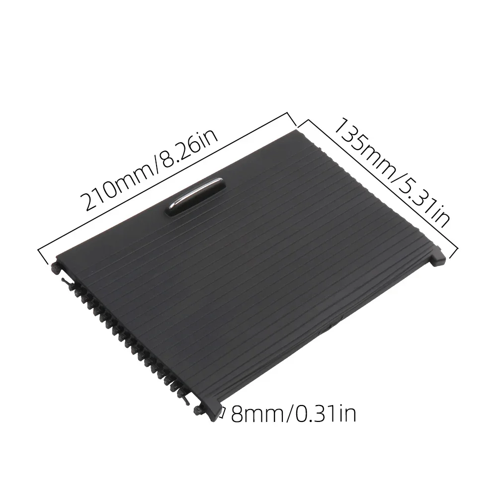 Copricerniera Portabicchieri Per Mercedes Classe C/E S204 W204 A207 - Gomma, Sostituzione OEM A2046807607 - Foto 4