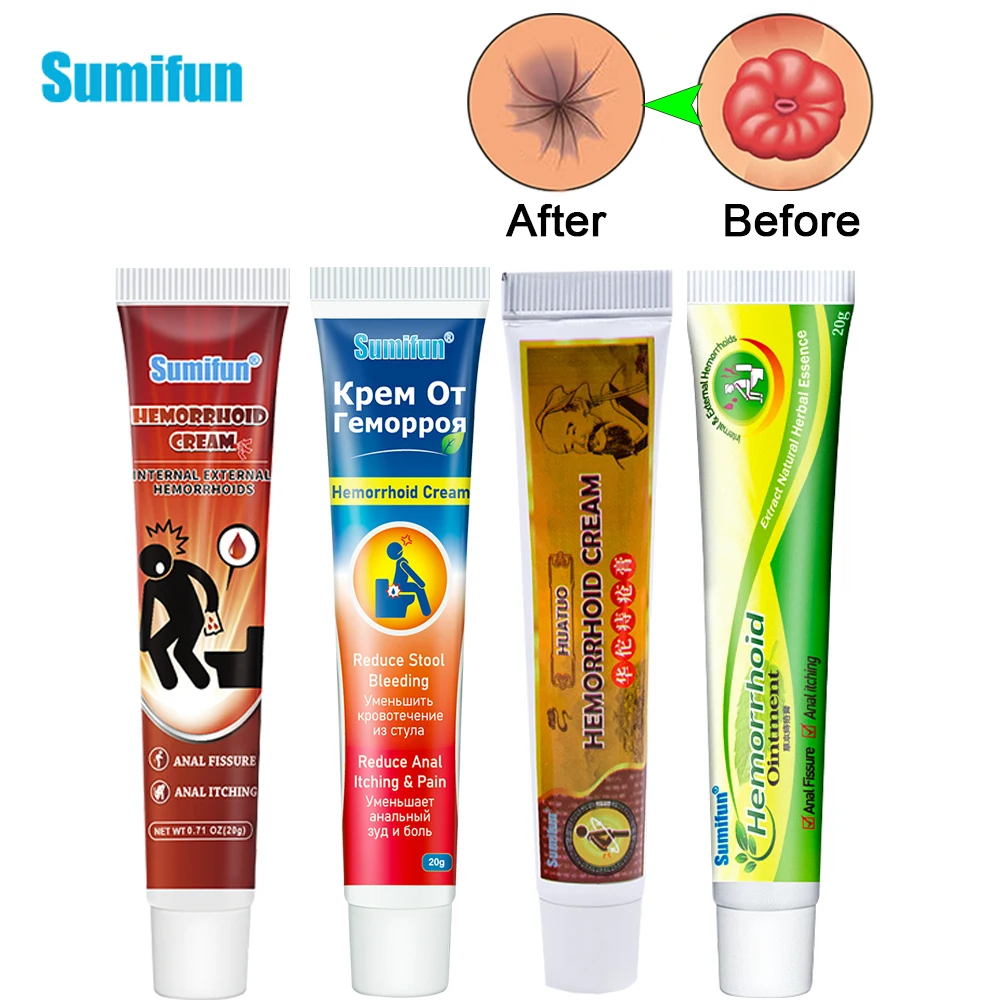 Hemorrhoids Ointment Anus External Internal Piles Treatment Cream Anal