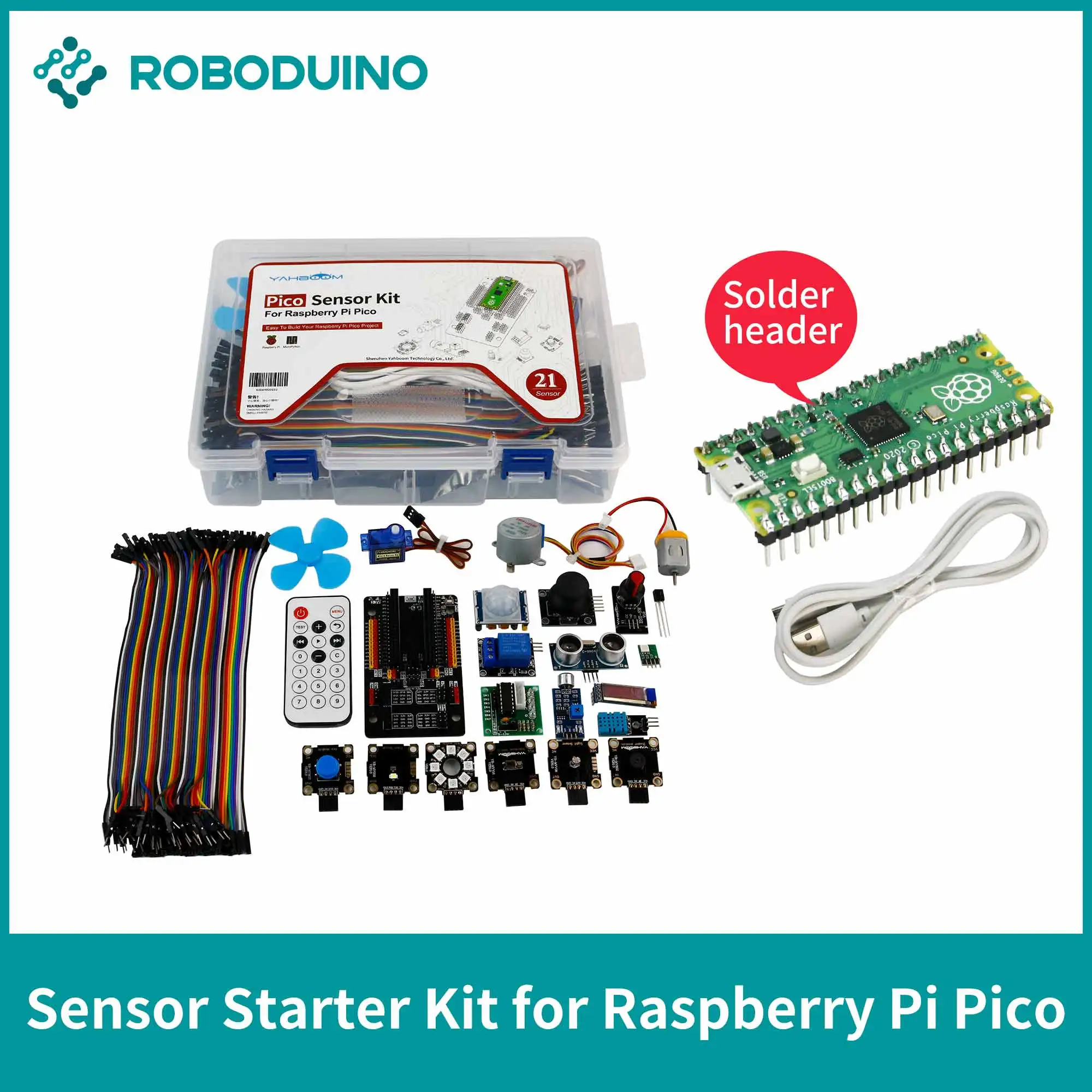 Raspberry-Pi-Pico-Sensor-Starter-Learning-Kit-DIY-Electronic-Project ...