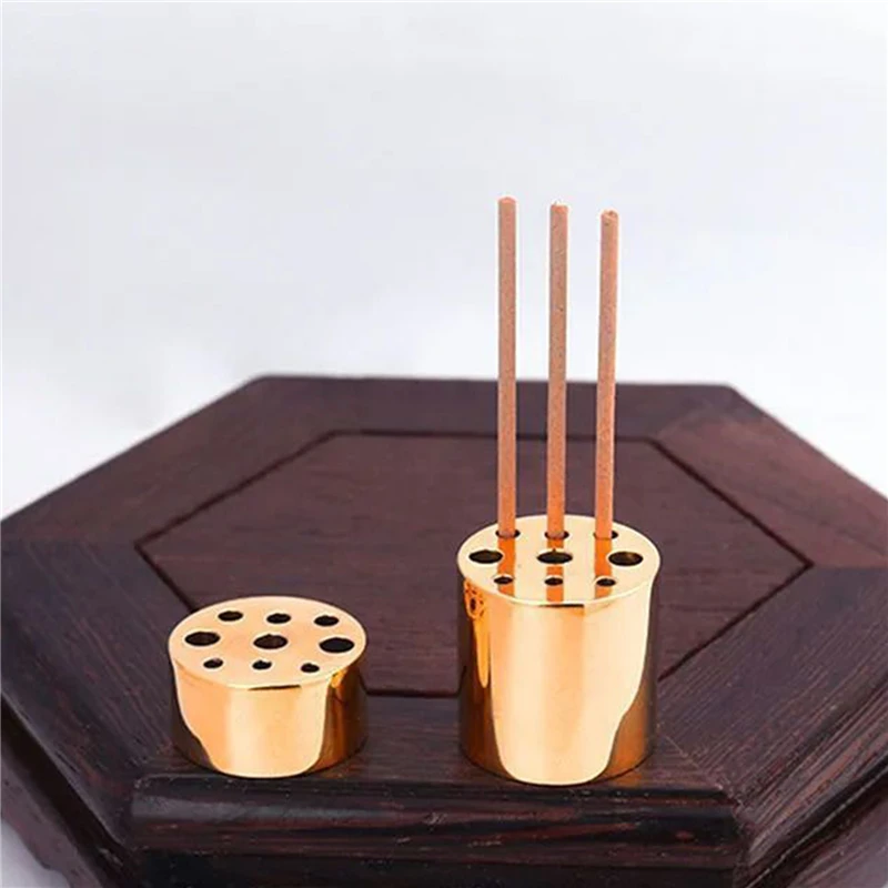Supporto per bastoncini di incenso 2 in 1, base in legno