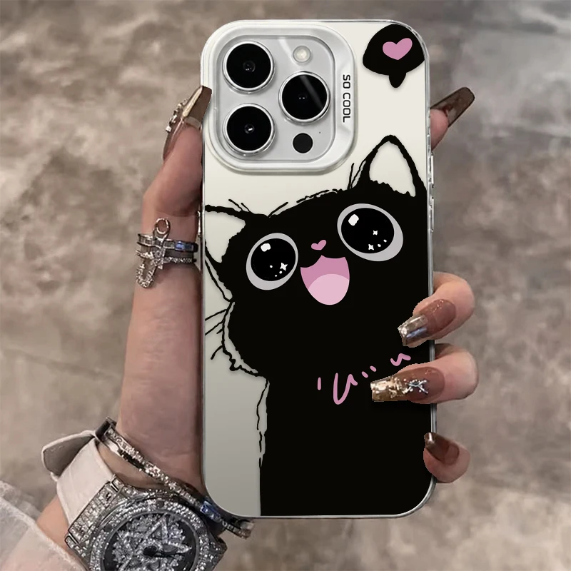 Chic Black Cat Phone Case
