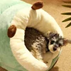 Winter Warm Small Dog Kennel Bed Breathable Dog House Cute Slippers Shaped Dog Bed Cat Sleep Bag Foldable Washable Pet House 4