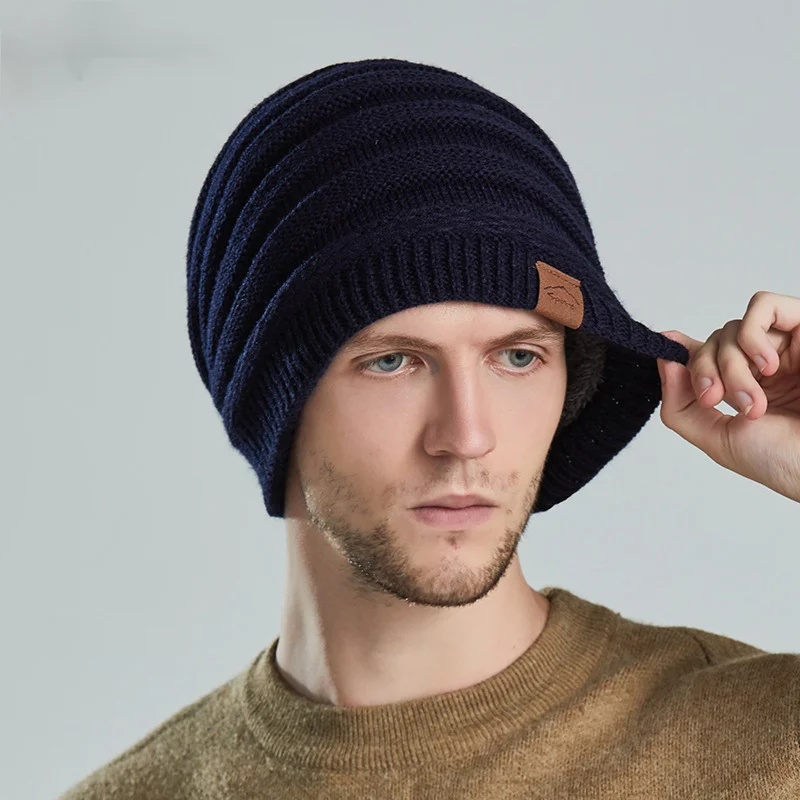 Men's And Women's Same Style Knitted Hat Couple's Woolen Hat Neutral Warm Versatile Fashionable Hat_voghion.com