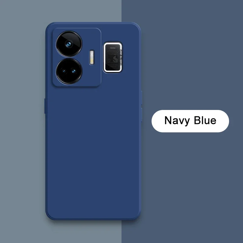Enhanced Liquid Square Phone Case - Soft Silicone 360° Shockproof Lens Protective Cover