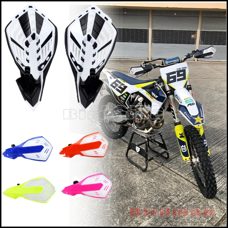5 Colors Universal Motocross Handguard Enduro Handlebar Gaurd Protection Fit 22Mm Mx Bars For Honda Suzuki Yamaha Kawasaki Bmw