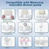 Silicone Flange Inserts for Breast Pumps Electric Breast Pumps Shield/Flange Nipple Tunnel Narrow Connector Feeding Essential 2