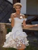 Pretty Wedding Dresses Elegant Bridal Gowns Knee-Length Robes For Formal Party Off The Shoulder Vestidos De Novia Customized 3