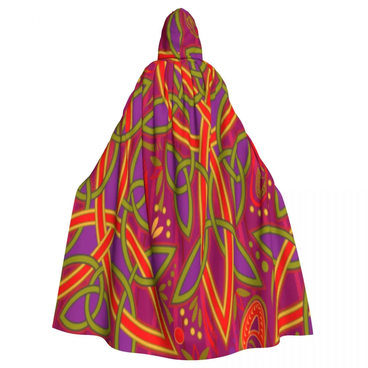 

Unisex Adult Trickle Celtic Cloak with Hood Long Witch Costume Cosplay