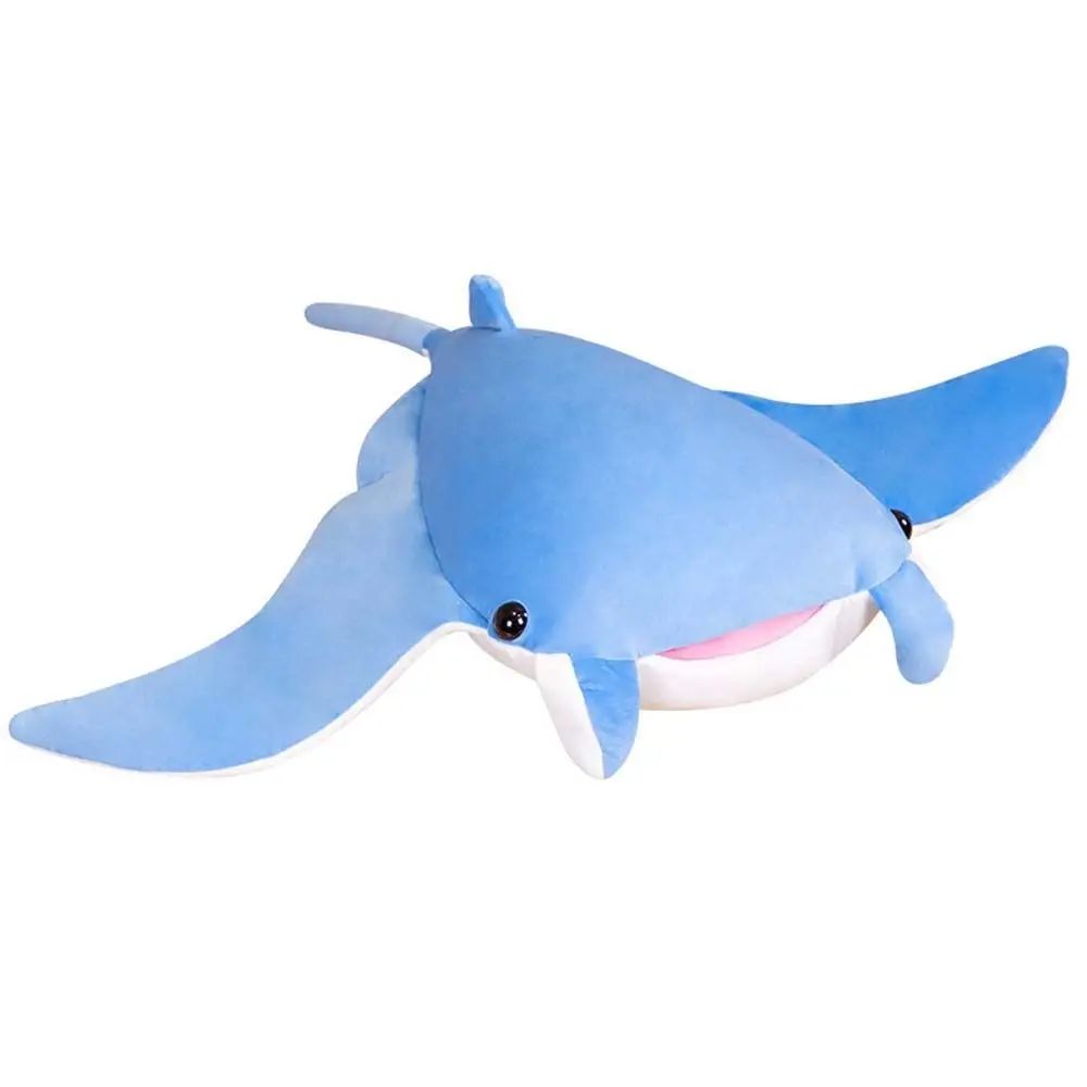 Plush Pillow Fish Devil Stuffed Toys Home Decoration Marine Life Doll Stuffed Plushie Doll Fish Plush Manta Ray Plush Doll