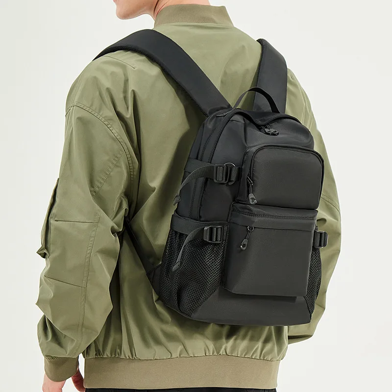 Mini Oxford Cloth Men Backpack Male Fashion Light Student  display picture 1