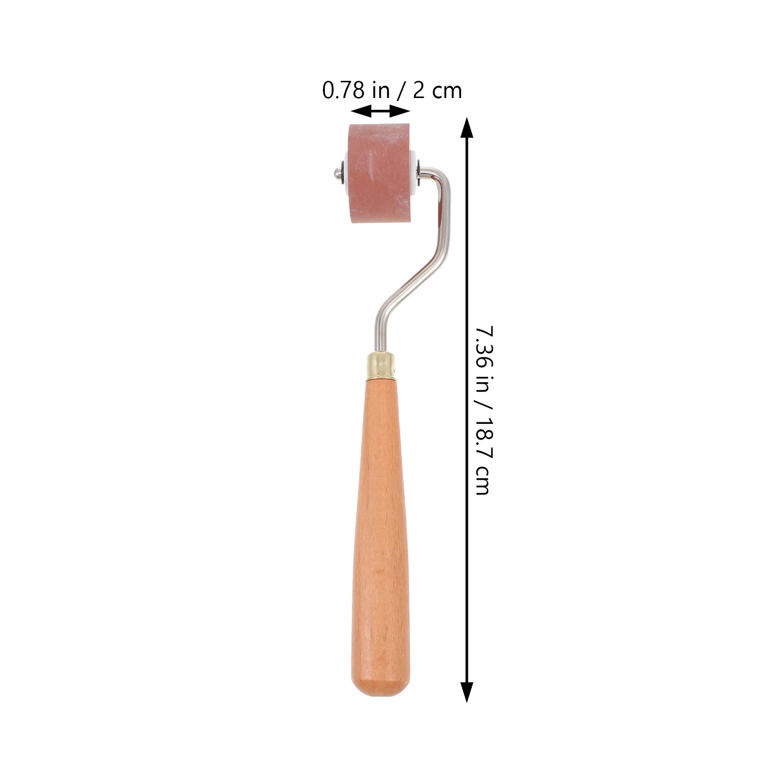 1Pcs 프리미엄 판화용 고무 롤러, 조각된 블록에 잉크 도포용, 스크랩북, 벽지, DIY 아트 공예, 페인팅용