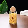 Cork Stopper Glass Sealed Jar Coffee Beans Dried Fruit Storage Box Kitchen Food Multigrain Storage Jar Creative Cork Tea Jar 5
