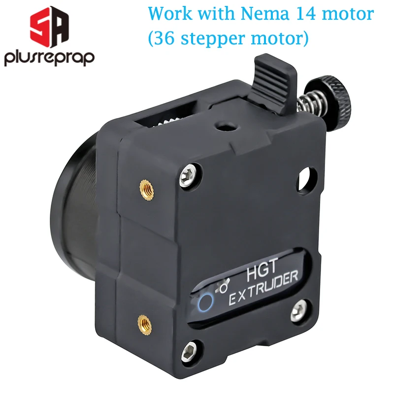 Mini Dual Drive Gear Extrusora Compatível com Ender Ender Pro Ender v2 Ender Cr10 Cr10s Pro Kusi Nema 14 Motor - Imagem 3