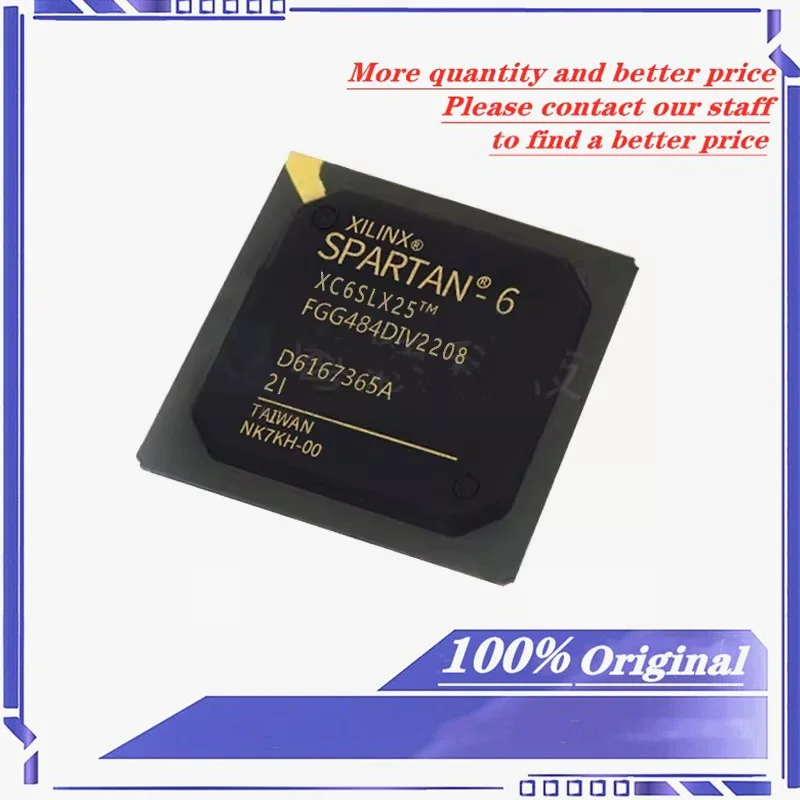 

1PCS XC6SLX25-2FGG484I BGA-484 New Original Spot Stock