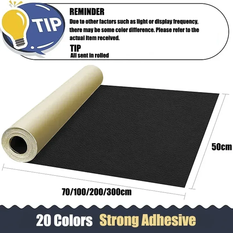 Leather Repair Patch Kit Self-Adhesive Leather Tape for Couches Sofa Furniture Car Seats Bags Jackets Waterproof leather repair tape leather repair sticker leather patch leather repair leather repair patch leather repair material self adhesive leather sticker