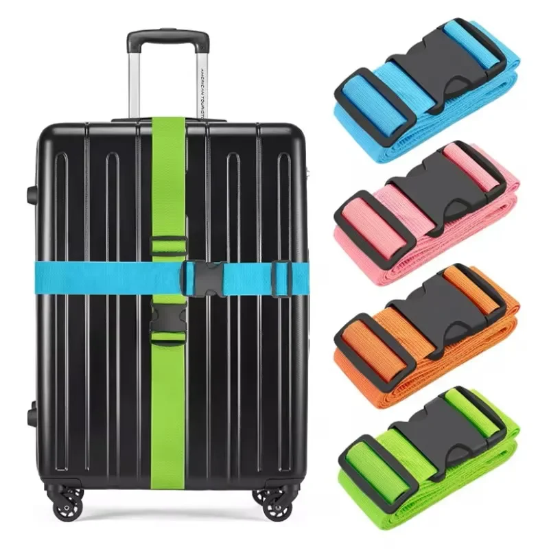 Polyester Adjustable Luggage Strap with Quick-Release Buckle