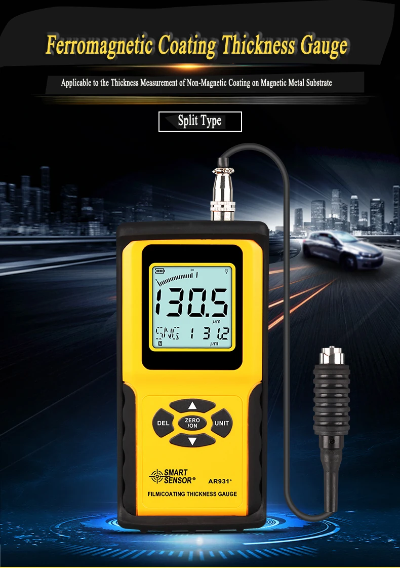 AR931 High Accuracy Separate Layer Thickness Gauge Meter, Thickness Tester