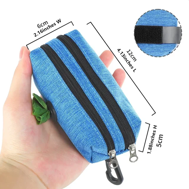Pet Dog Poop Bag Dispenser Storage Bag Products Pet Waste Bags Carrier Dog Walking Accessories  Cleaning Supplies 3