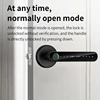 KERUI Fingerprint Door Lock  Tuya Smart /Smart Life Electronic Door Lock with Fingerprint/Password/Key/Tuya APP/Card Unlock 6