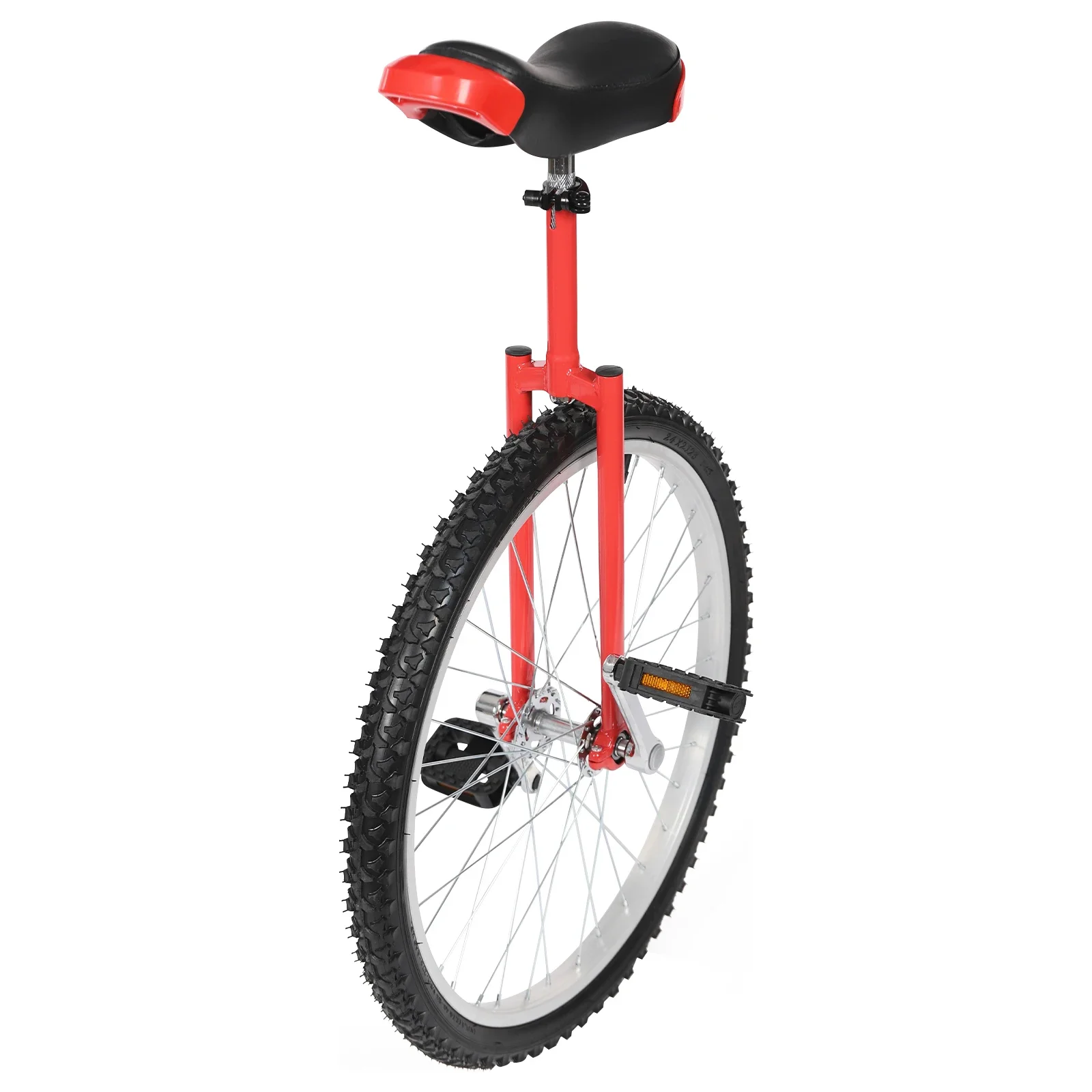 16 Inches/24 Inches Wheel Unicycle One Wheel Children Bike Height Adjustable Exercise Cycling Bicycle for Kids 3