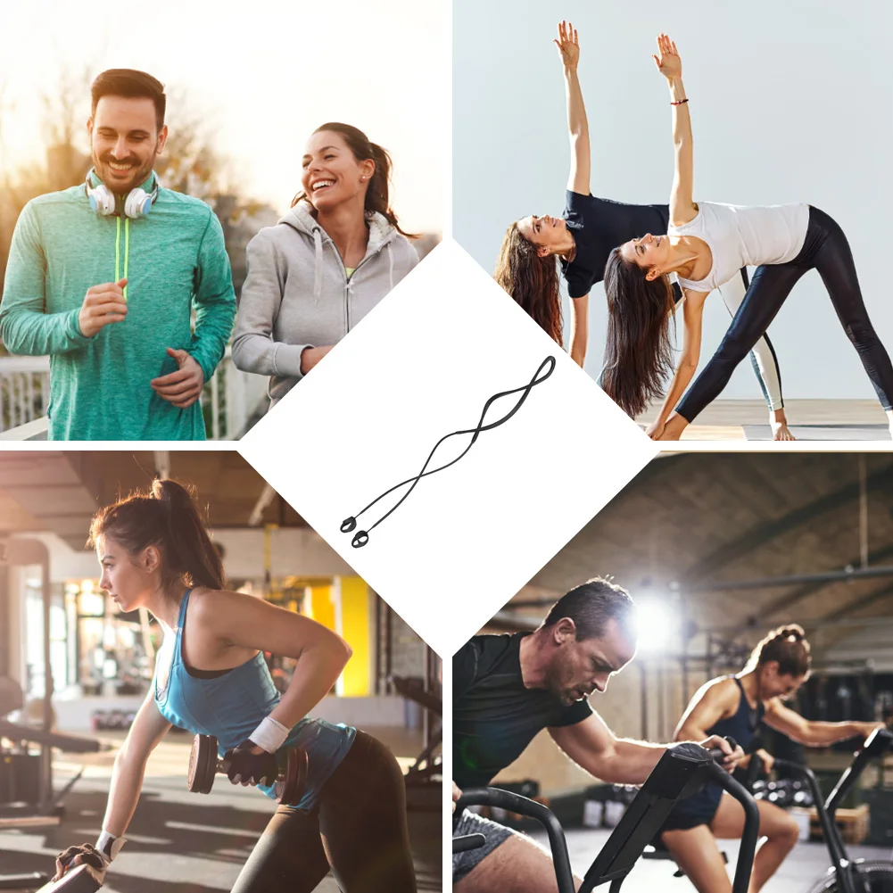 삼성에 적합한 갤럭시 버즈 2 프로용 휴대용 방수 분실 방지 로프, 소프트 실리콘, 무선 헤드폰, 넥 스트랩 헤드셋 액세서리