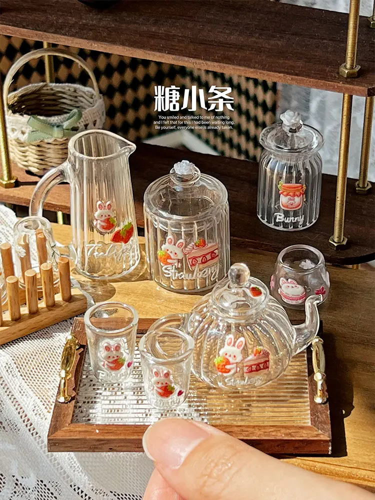 Миниатюрный Кукольный домик, фарфоровые чашки для кофе и чая ...