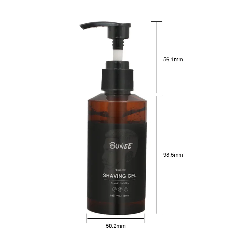 Shaving gel foam Men 150ml Glycerol styling softening refreshing beard