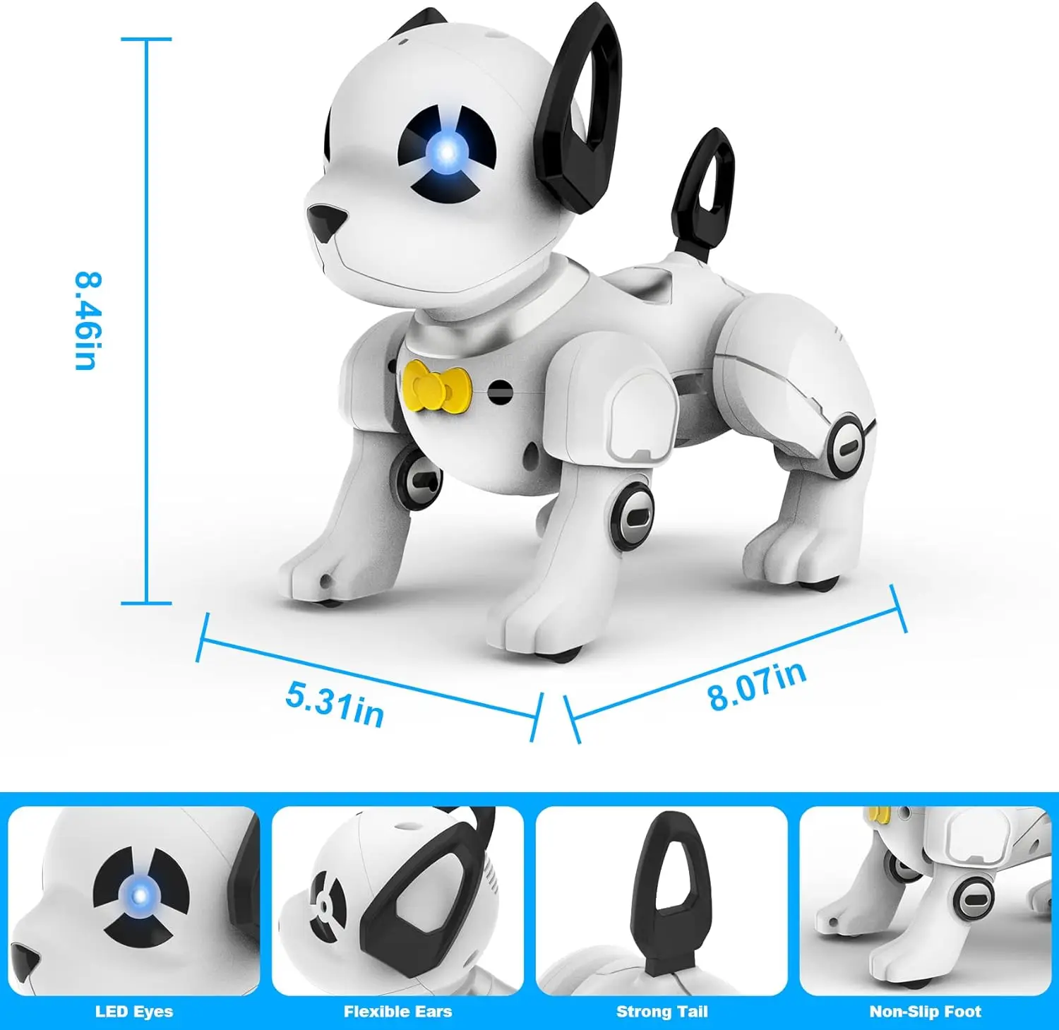 Rc Robot Electronic Dog   Programming Dance Interactive Pet Puppy Remote Control Dog Children Puzzle Smart Pet Toys For Kids 4