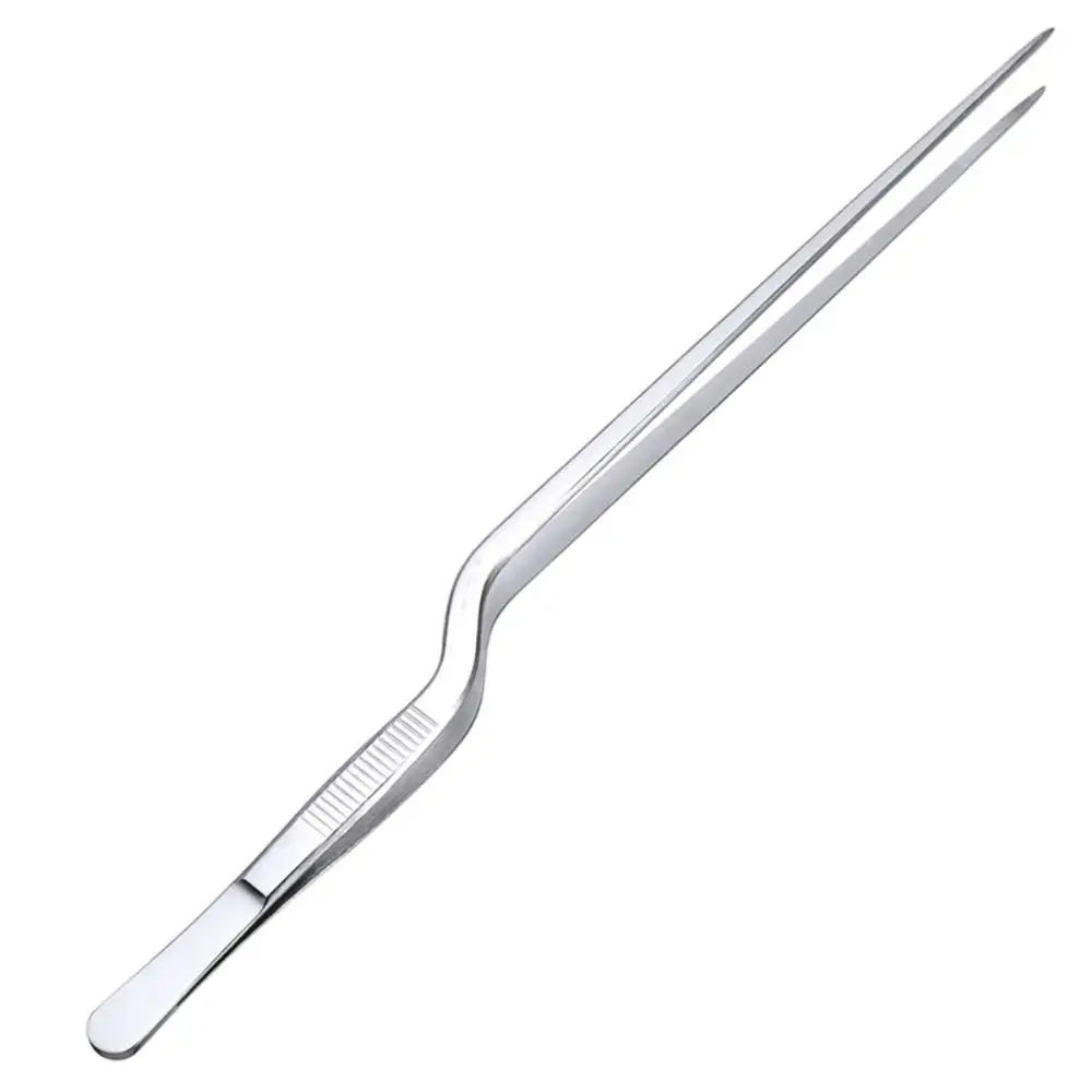 Plating Serving Presentation Chef Grill Kitchen Tool Food Tweezer Pliers Barbecue Tongs BBQ Clip