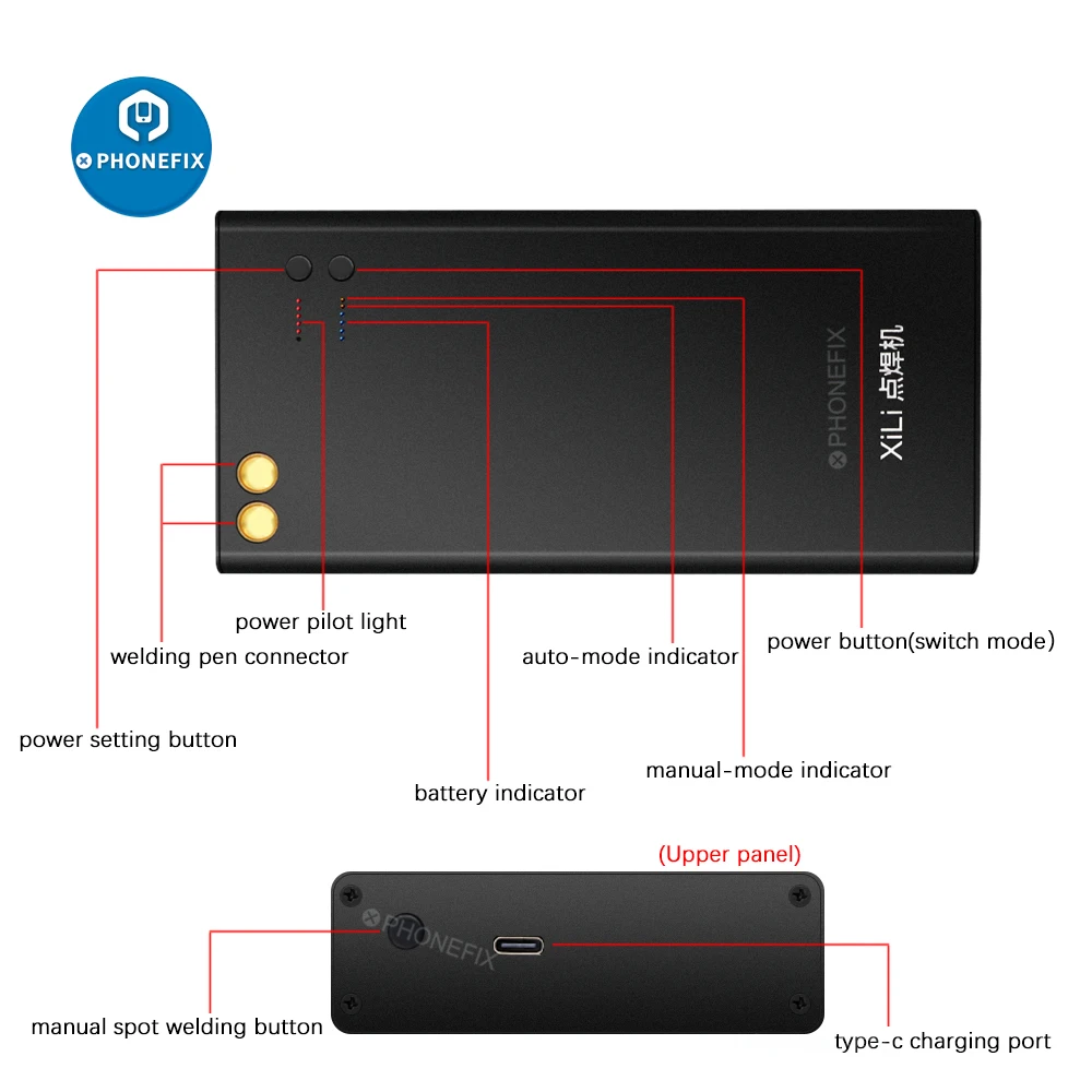 energia ajustável mini máquina de solda a