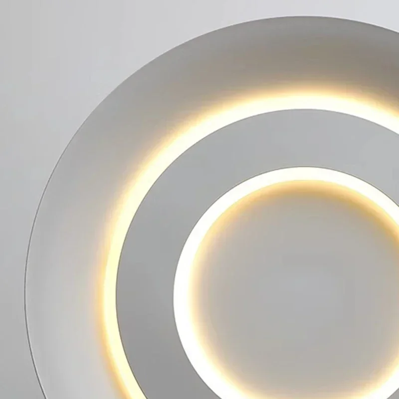 Pendant Lights Pendant Lamp Vintage Pendant Lights Modern Minimalist Designer Restaurant Pendant Lights bar island Lamps Circular Frisbee Shaped Textured LED light
