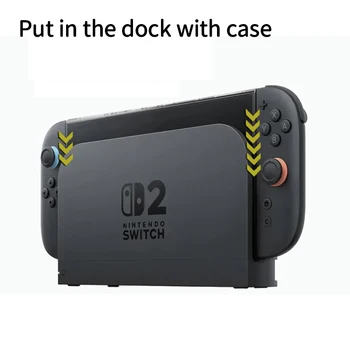 For Nintendo Switch2 protective hard case put in dock Switch 2 Split protection case PC cover NS2 console hard shell 2