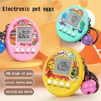 Electronic Digital Pet Game Funny Console Machine Keychain E-Pet Game Nostalgic Virtual Interactive Toys Christmas Gift 2