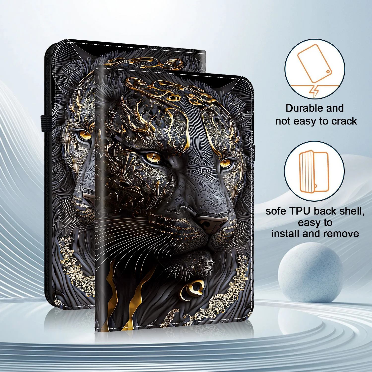 Premium Leather Tablet Cover, Enhanced Protection and Style