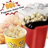 Popcorn Machine Healthy Hot Air Oil Free Corn Popper, Home Small Popcorn Pots Fully Automatic Popcorn Machine Christmas Snacks 3
