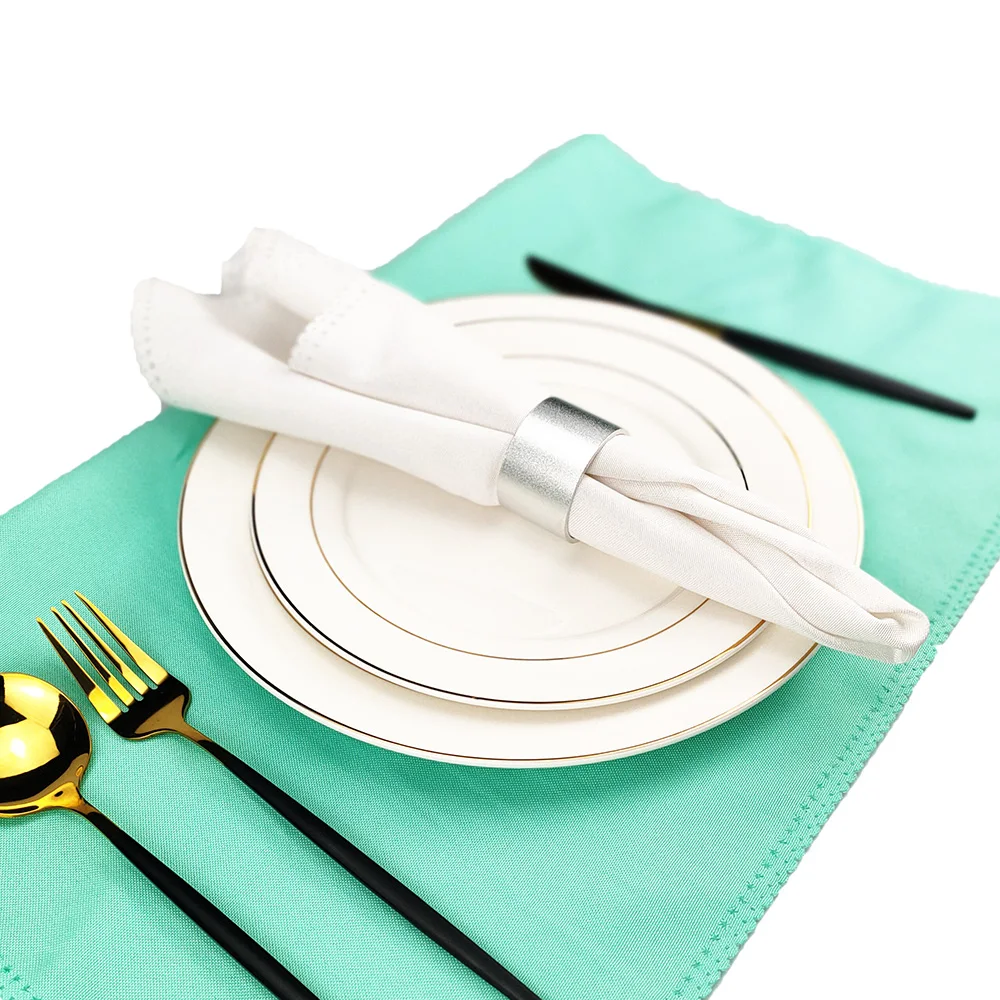 Anneaux De Serviette Dorés Pour Fêtes - 12 Pièces - Décoration De Table Pour Mariage Halloween Thanksgiving Et Noel 98291070