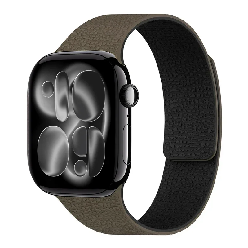 ตัวเลือกสินค้า สายรัดข้อมือซิลิโคนยืดหยุ่นสำหรับ Apple Watch ทุกรุ่น