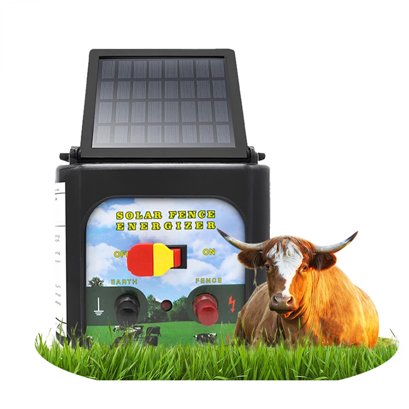 

Electric Fence Energizer Solar Farm Fence Voltage Energizer Cattle Horses Sheep Elephant Electric Fence Accessories