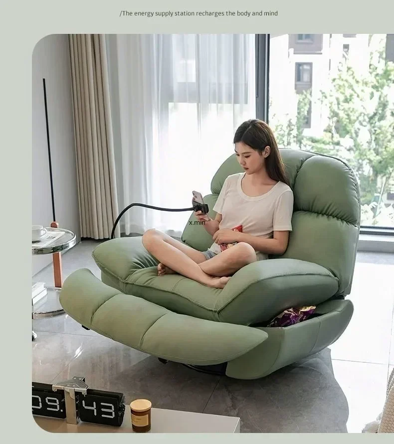 Lazy Sofa First-class Leisure Sofa Electric Intelligent Multifunctional Living Room Single Person Sofa Can Sleep and Lie Down