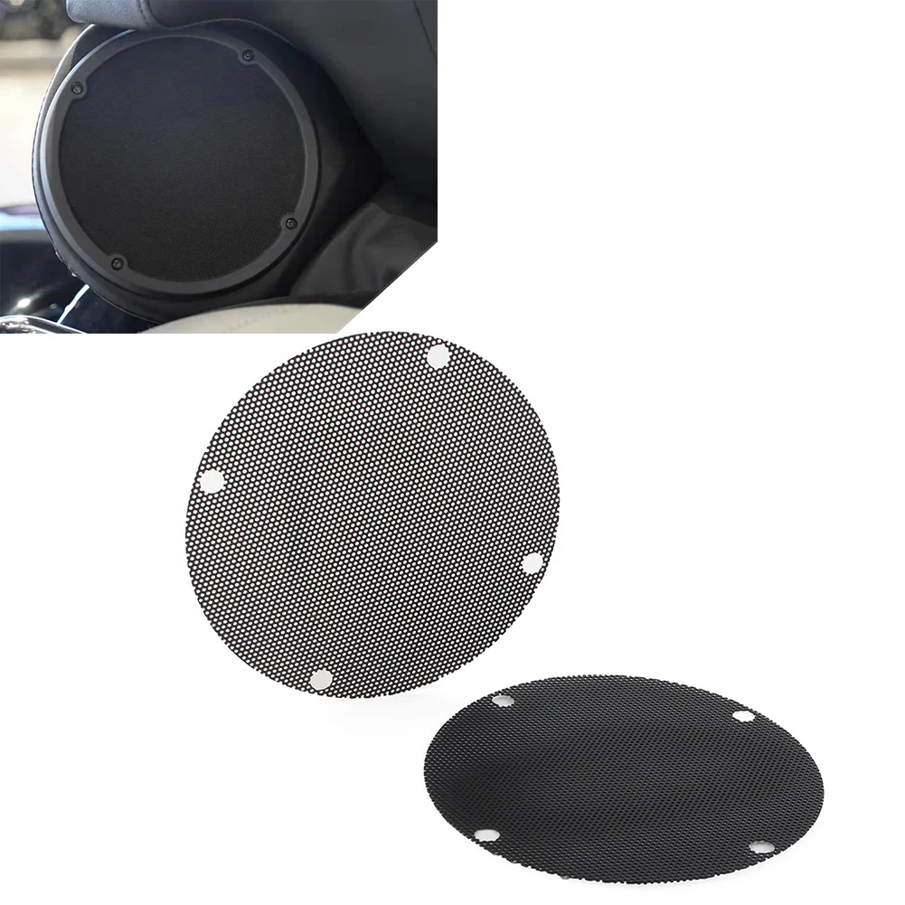 FSFYUK Griglie Per Altoparlanti Cromate Per Moto Harley Davidson Touring 1996-2013 – Coperture Per Carenatura In Plastica ABS, Per Electra Glide, Street Glide, Trike