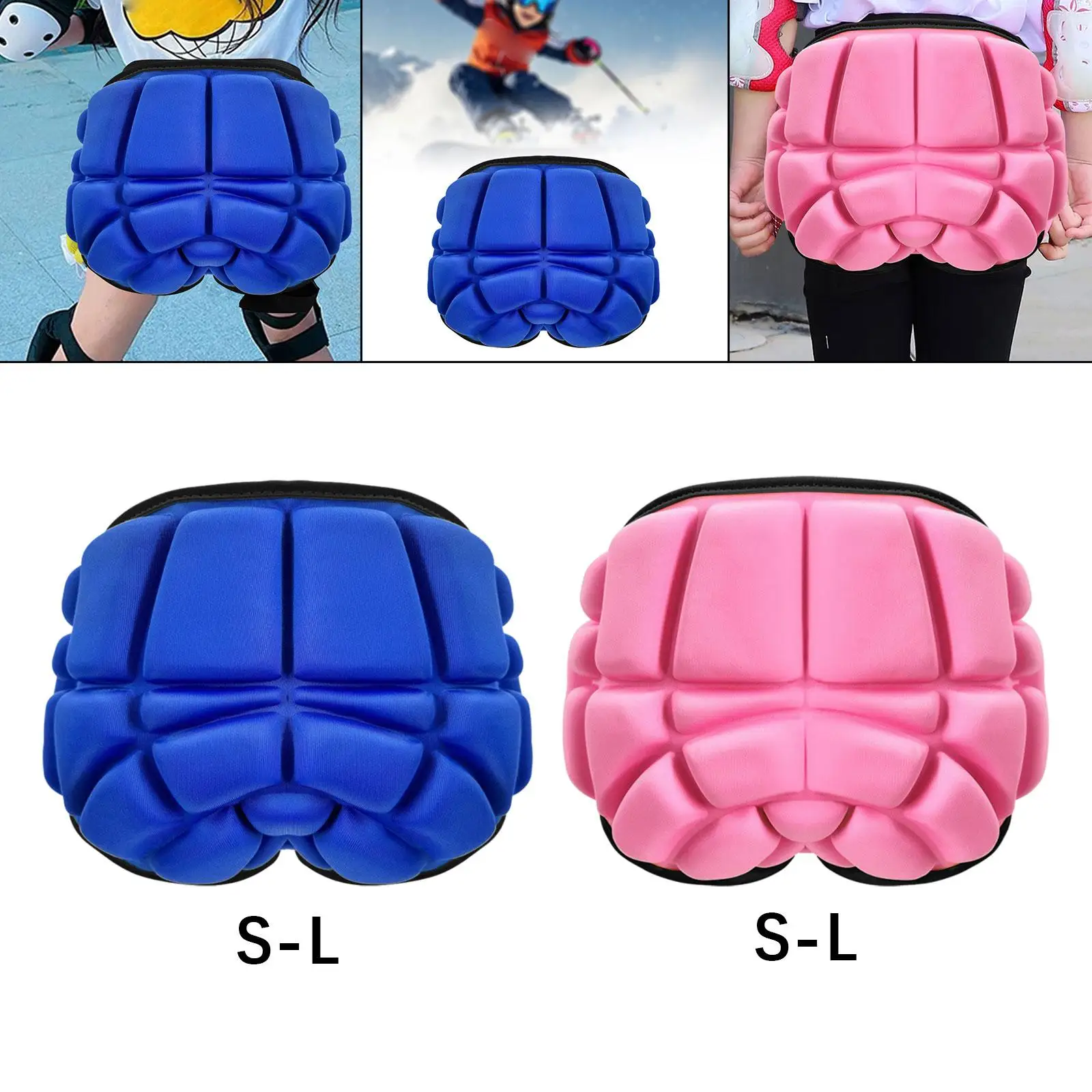 Snowboarding Hip Pads Tailbone Protection for Skateboarding Roller Skating