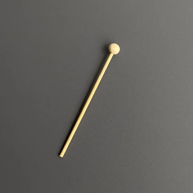 Wooden Sticks for Rock Candy Wood Stir Stick with Ball Cupcake Swizzle Sticks Drink Stirrer for Party Decoration 500pcs