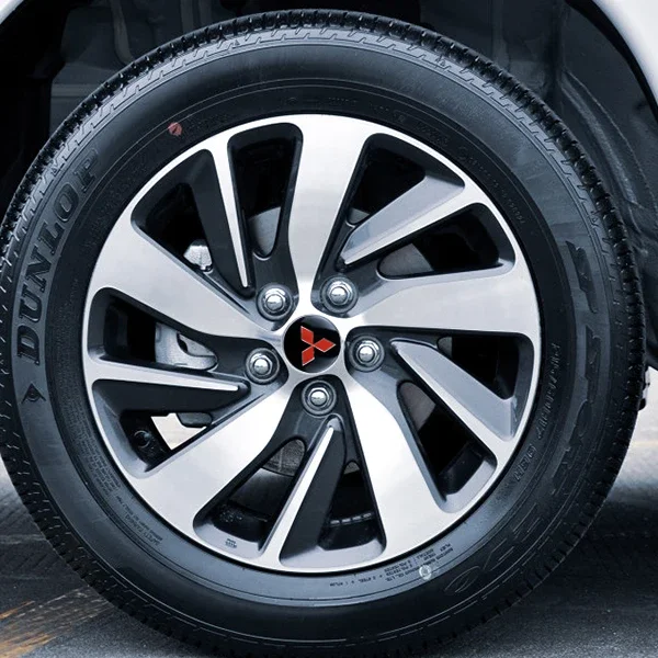 4-teiliges Set 58 mm 60 mm 81 mm Universal-Auto-Radnabenkappen für Mitsubishi Lancer ASX Outlander EVO Montero Mirage L200 Eclipse – Detail 7