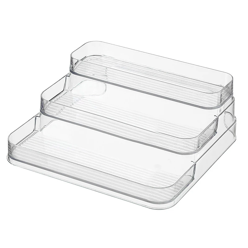 3 Tier Desktop Parfüm Regal Acryl Kosmetik Veranstalter Parfüm Lager regal Puppe Display Stand Küche Gewürz Veranstalter 5
