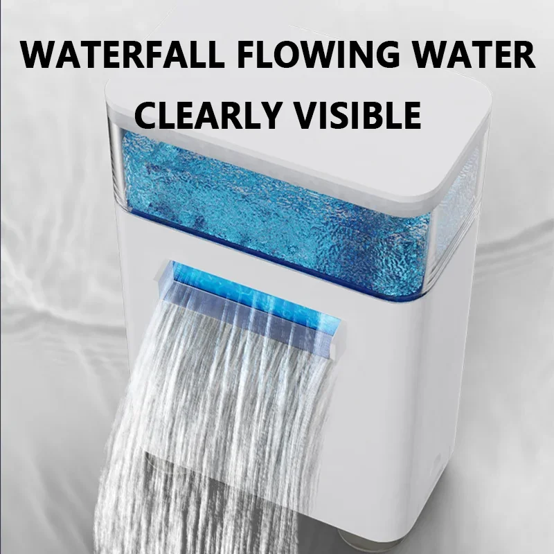 Aquarium Turtle Tank Filter 2.5W 200L/H Low Water Level Small Fish Tank Waterfall Type Small Silent Built-in Filter Water Pump