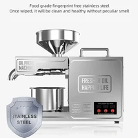 Household Small Oil Press Machine Seed Oil Extractor Rapeseed Peanut Olive Vegetable Oil Press Cold Hot Press Oil Making Machine 2
