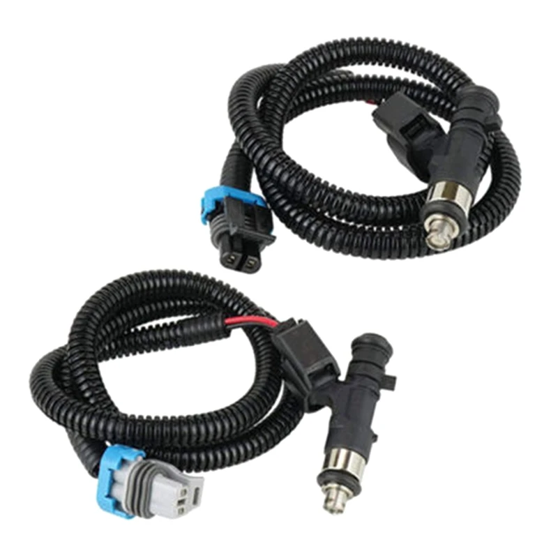 

2 пары форсунок топливного инжектора + Штекерный разъем для Polaris Ranger RZR XP 800 номер детали 0280158197, 1204318