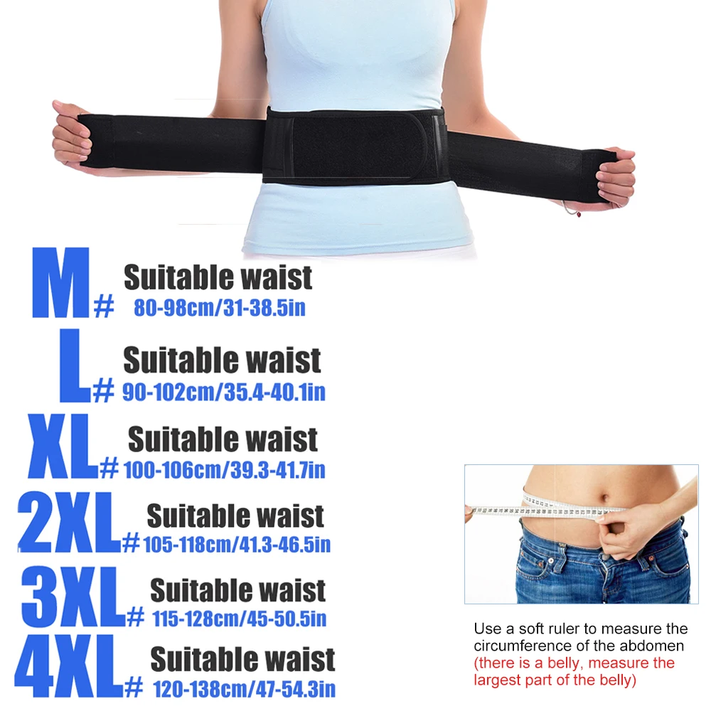Tourmaline Self-heating Magnetic Therapy Waist Belt 3